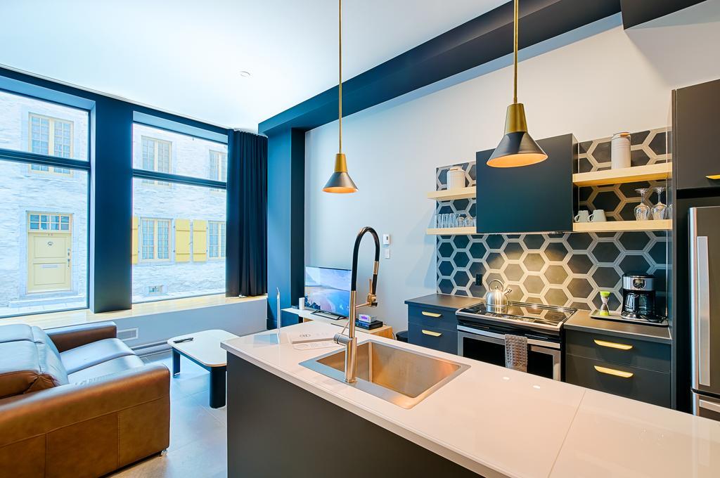Ferienwohnung Les Lofts Notre-Dame - Par Les Lofts Vieux-Quebec Exterior foto